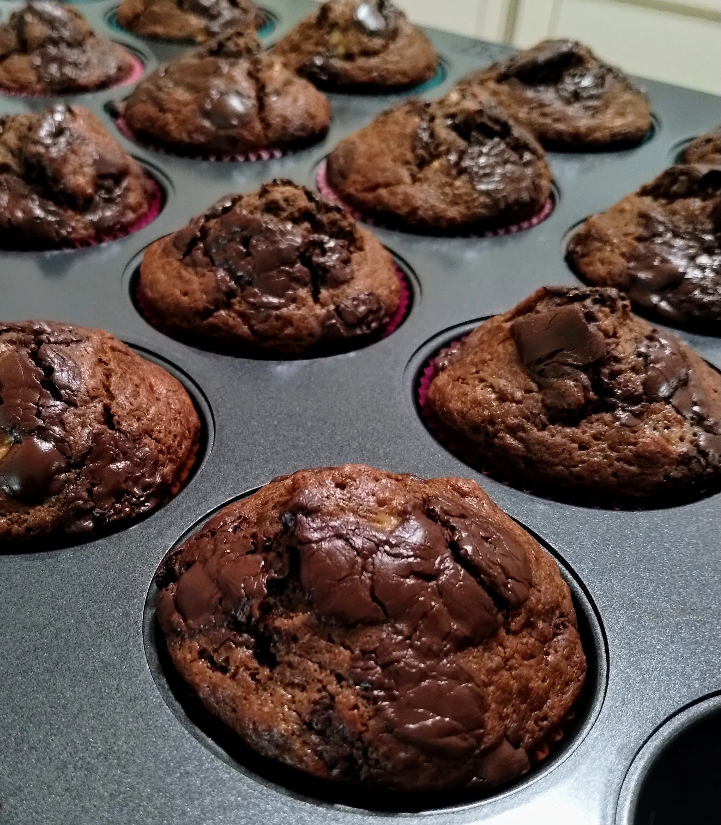 Chocolate Banana Muffins (Package of 6)