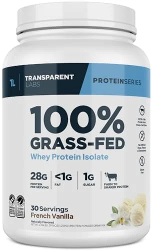 Transparent Labs Grass-Fed Whey Protein Isolate