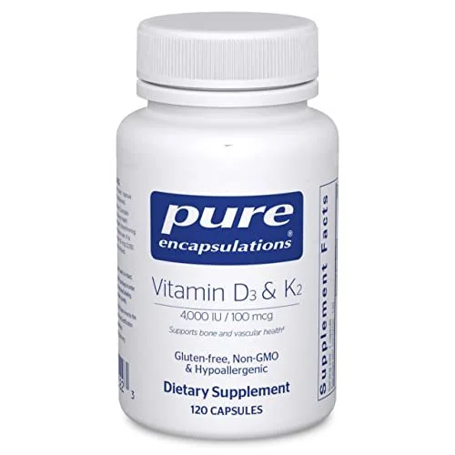 Pure Encapsulations Vitamin D3 and K2