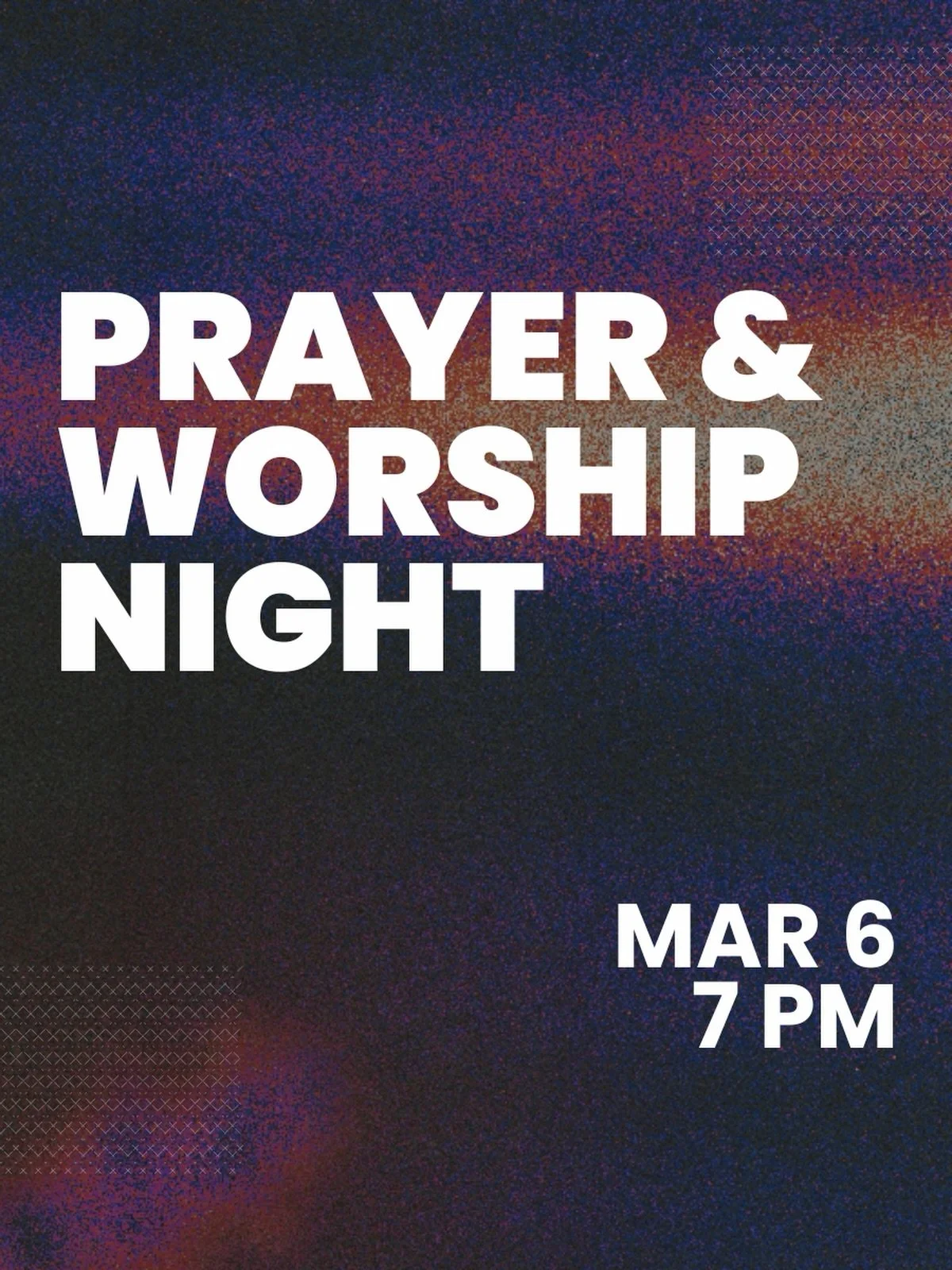 Join us this Friday for Prayer and Worship night! We want to be intentional about creating space for prayer and worship as we head into this next season at Haven and all that God has in store for us. We&rsquo;ll see you there 🙌