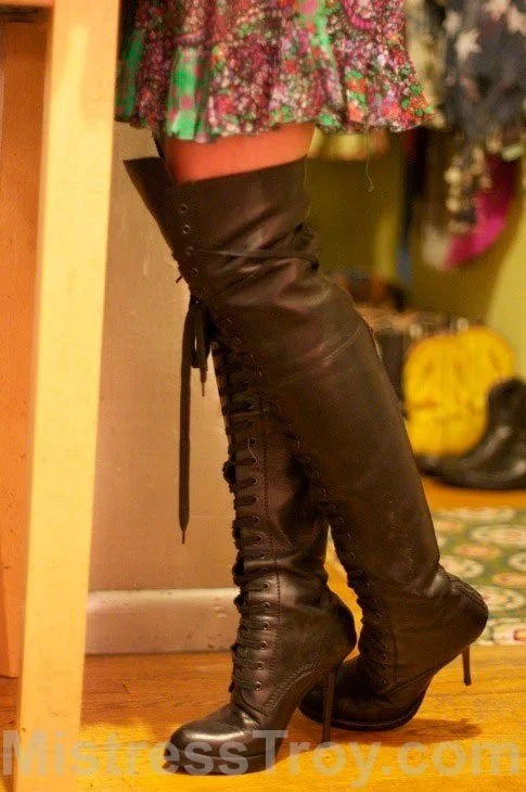 Leather Boots Worn by the Jeweler