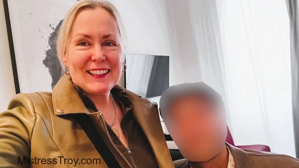 My dear pet gave Me this striking "springtime" leather jacket while we were in Vienna in April 2026