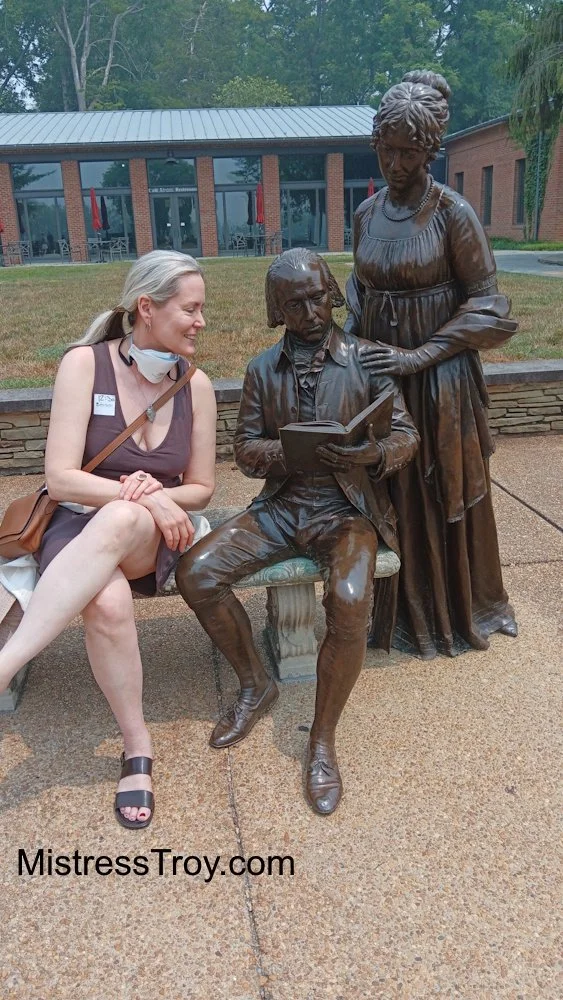 Session in Virginia, Dolley and James Madison's Montpelier, Canadian wildfire smoke  permeated the air, July 2026