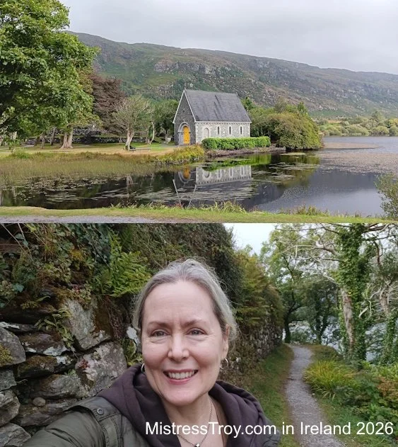 In Ireland for a family event.  I did see a few dungeons, many churches (pictured), and an abundance of natural beauty, August 2026.