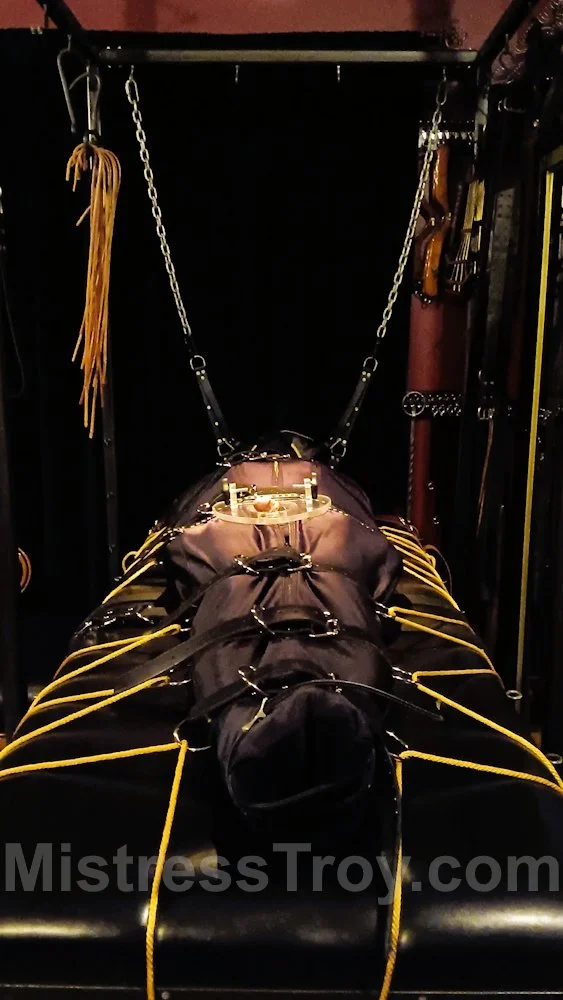 Bondage Bag and Yellow Rope