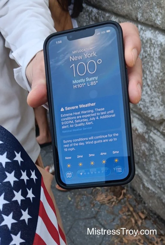 100 Degrees in NYC