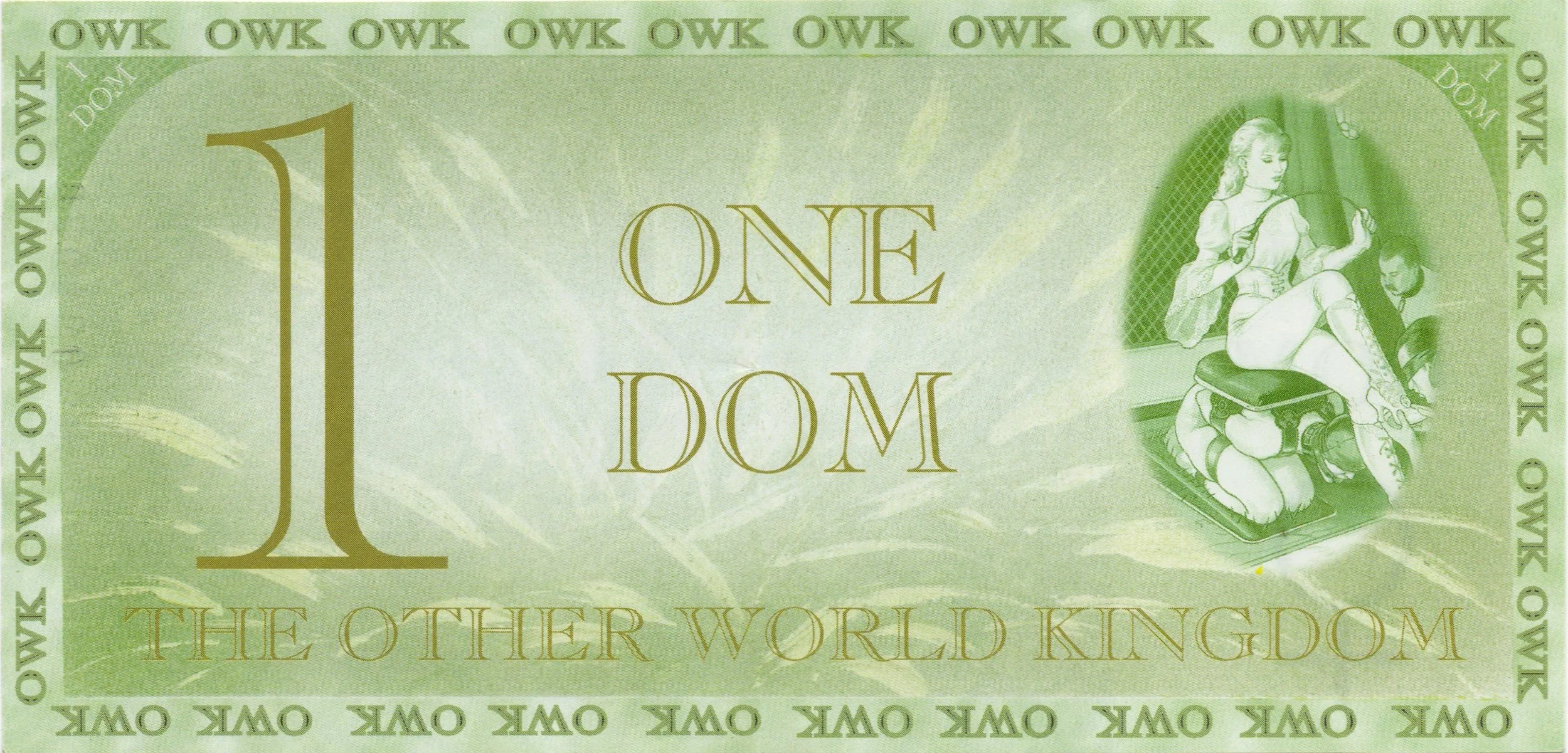 1 Dom, OWK Currency (side 1)