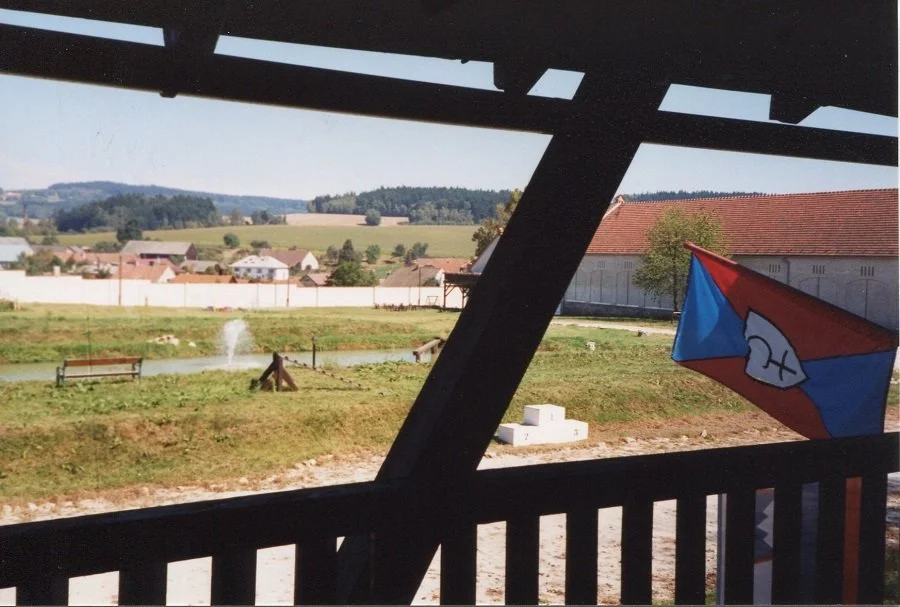 View of competition area from Spectators Stand at OWK, September 2000