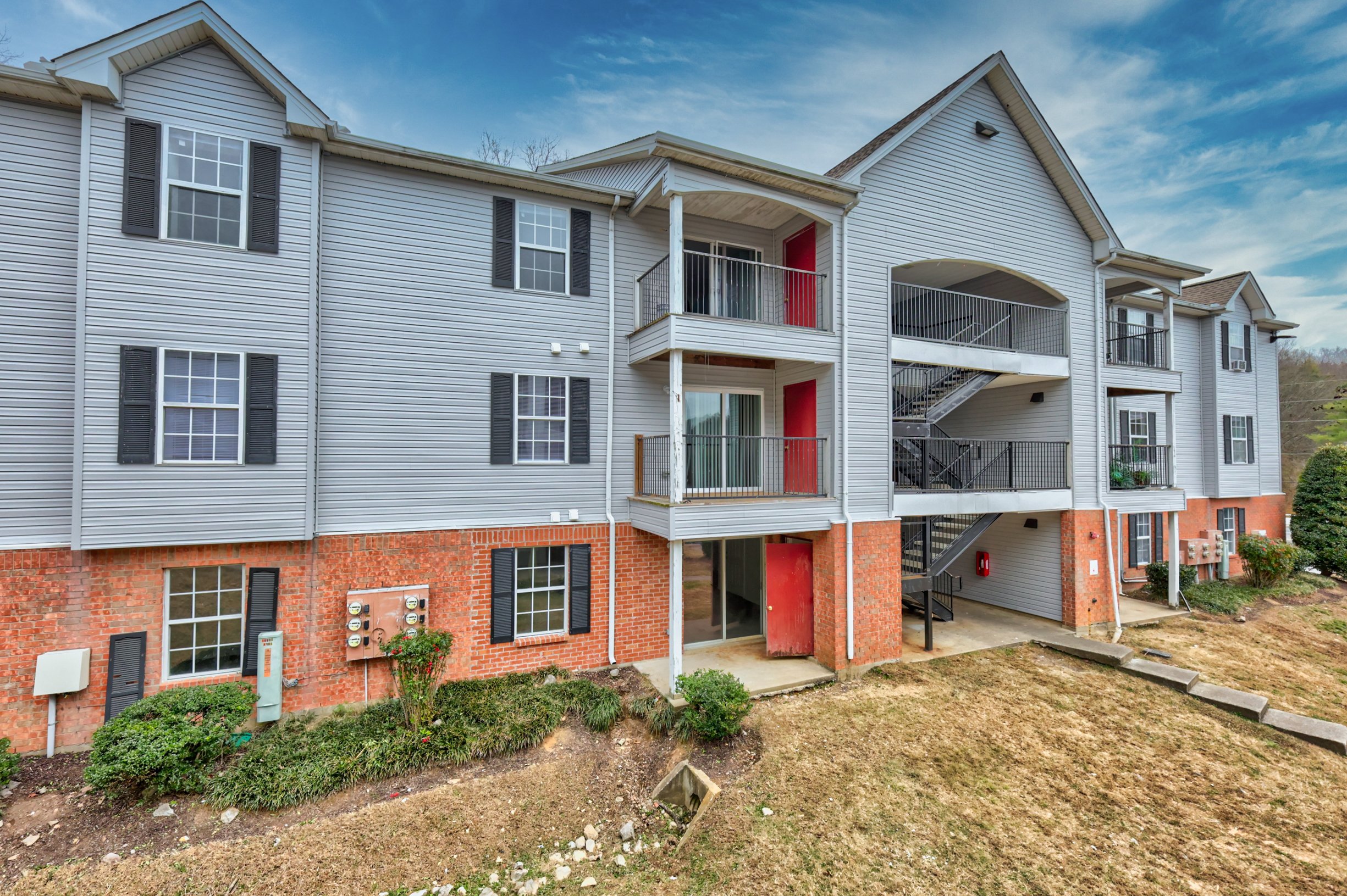 Exterior view of Forest Park in Nashville TN, showing the building facade and surroundings.