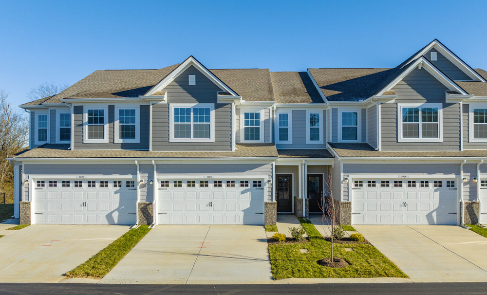 Exterior view of 1082 Townhomes in Symrna TN, showing the building facade and surroundings.