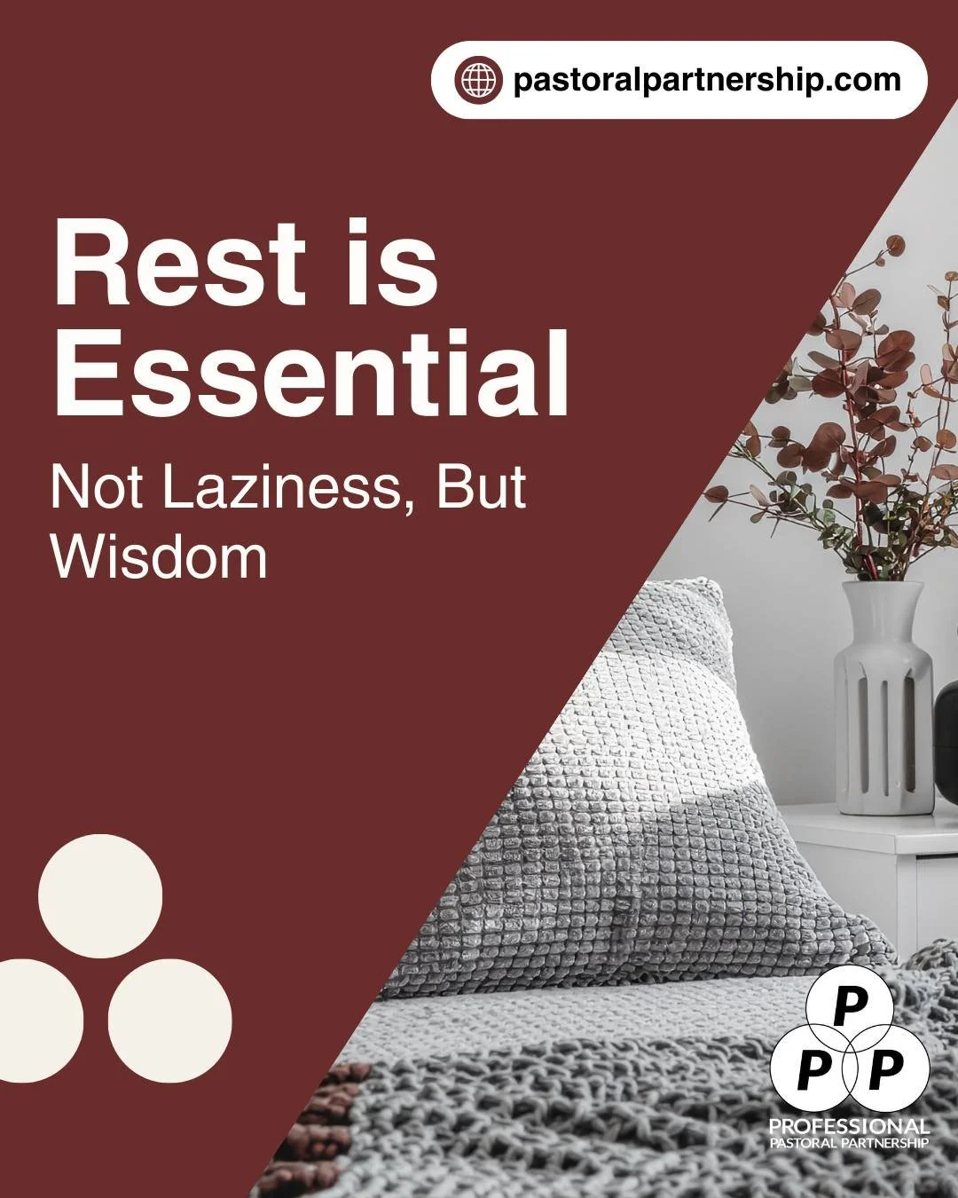 "Here's a truth many pastors struggle with: rest is not laziness ,  it's wisdom. 🌙 

Taking time to recharge, reflect, and reconnect is essential for sustainable leadership. As the year ends, give yourself permission to rest without guilt. 

Yo