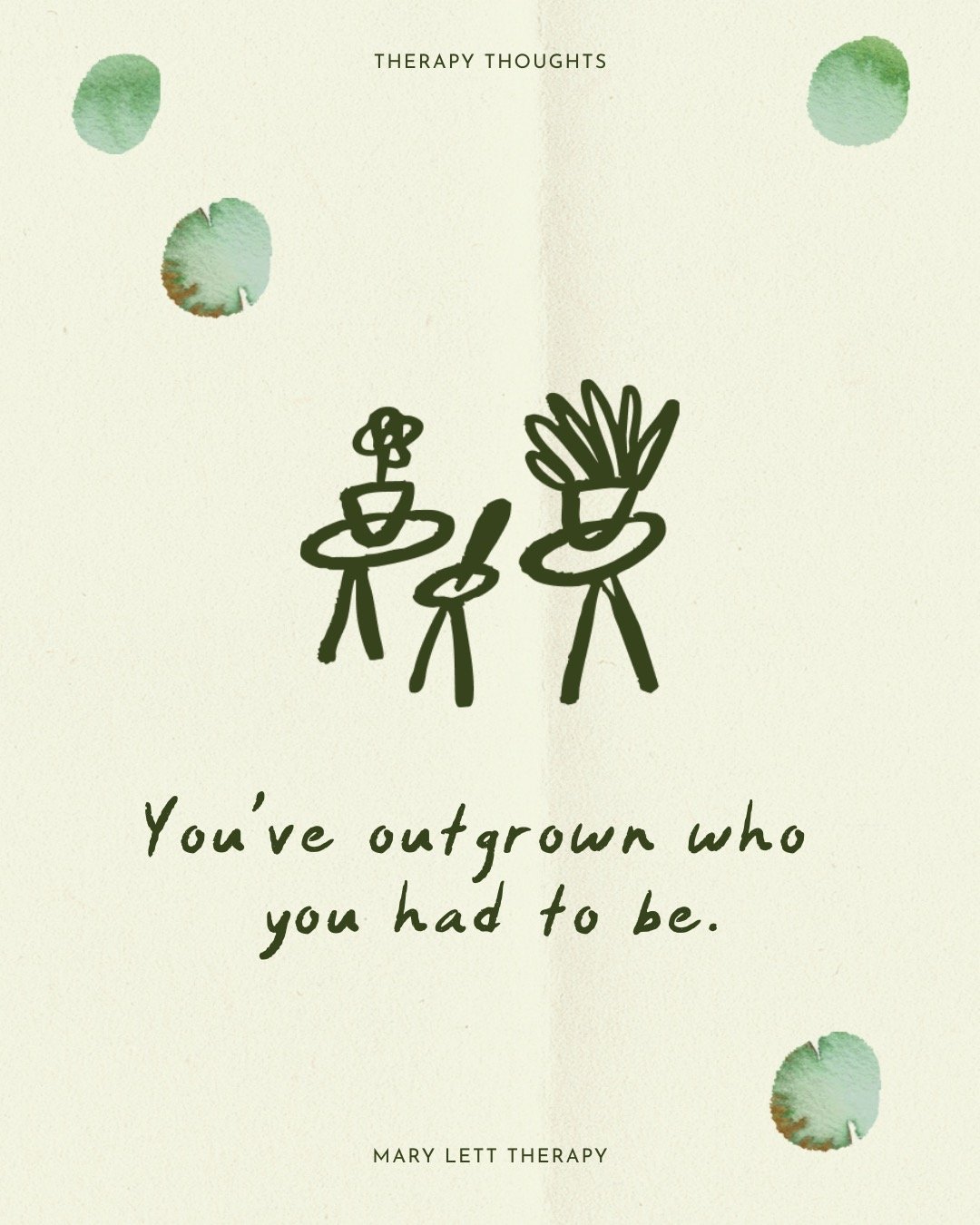 You were the easy one.
The one who didn&rsquo;t ask for much.

But now that version feels too small.

Therapy is where you get to take up more space&mdash; even if you&rsquo;re not sure what that looks like yet.

In-person therapy in Atlanta | maryle