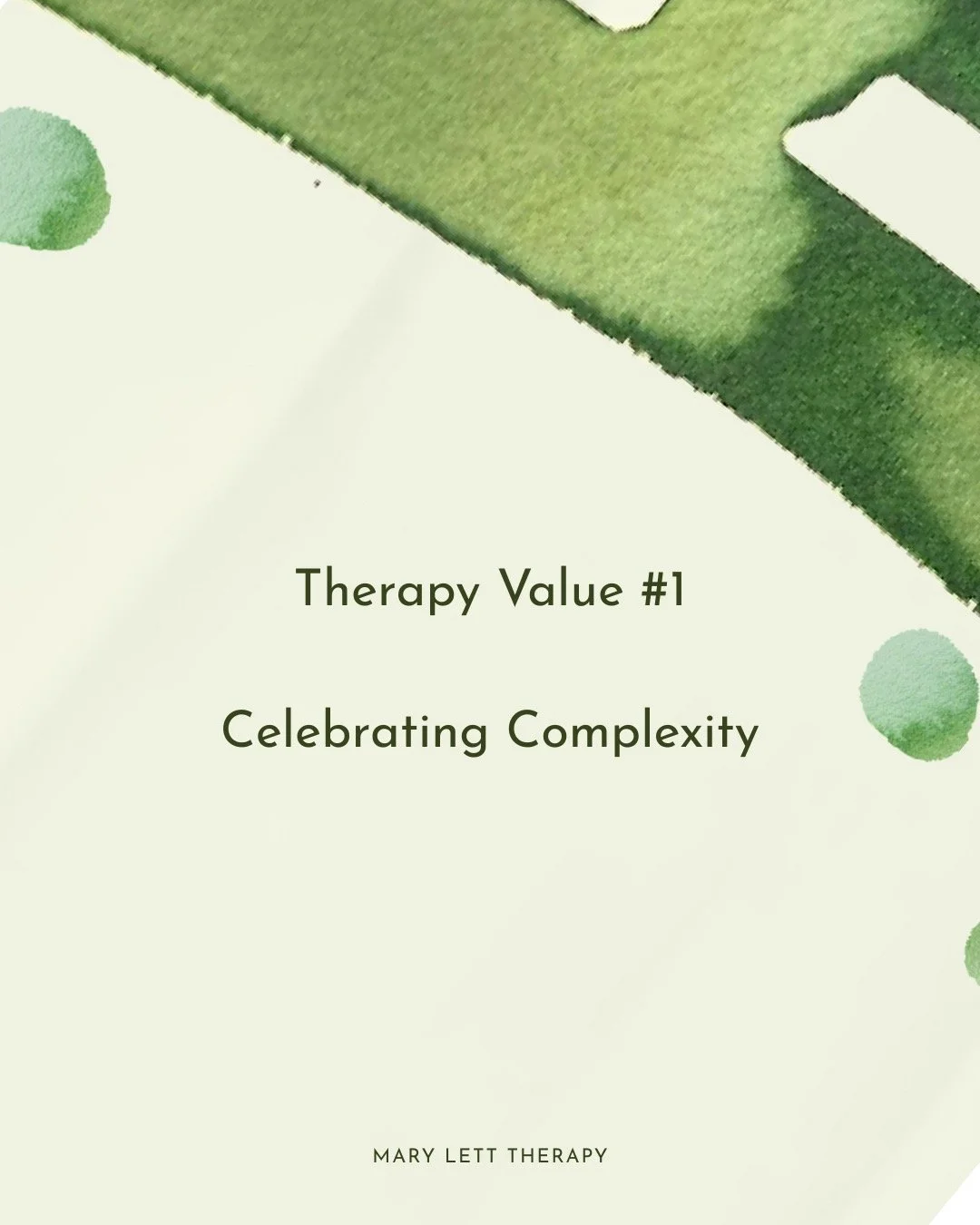 It’s complicated...
In therapy, we make room for the contradictions:
The part of you that craves closeness
and the part that pulls away.
The high-functioning workplace you
and the invisible swirling vortex of feeling underneath.
The hope, t