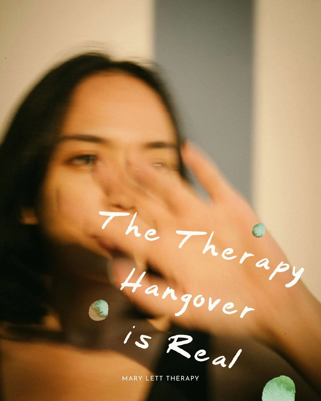 🧠 The therapy hangover is real.
Some days you leave a session feeling cracked open.

That doesn&rsquo;t mean it&rsquo;s not working.
It means you touched something true,
and your nervous system is doing its best to process it.

Aftercare matters:
🫖