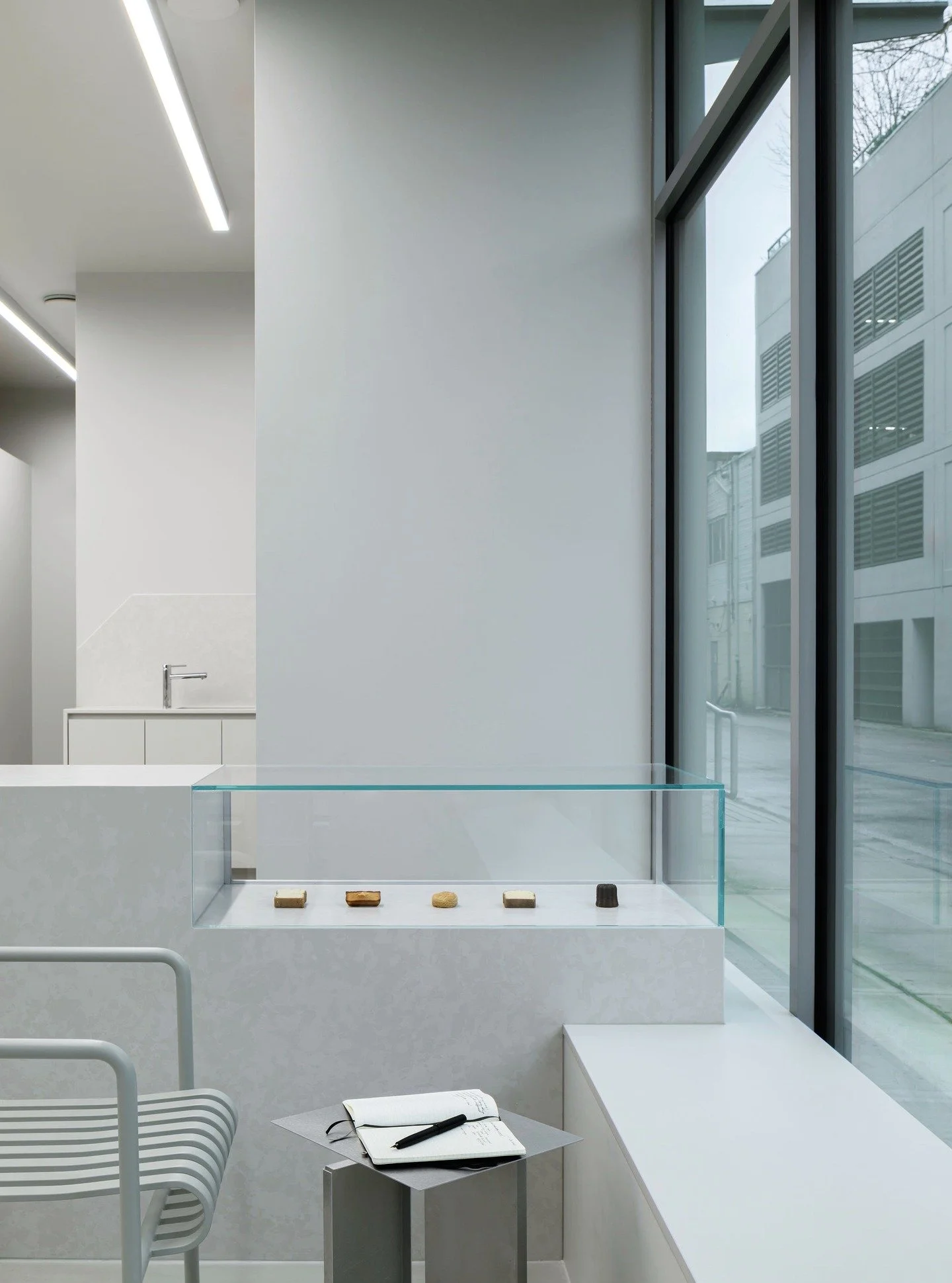 Project Feature - Prunus

Intentionally understated, the shop is washed in a soft, warm grey.
Everything about this space has been carefully constructed to strip away the fuss and instead place impact on what matters - presence, purpose and true craf