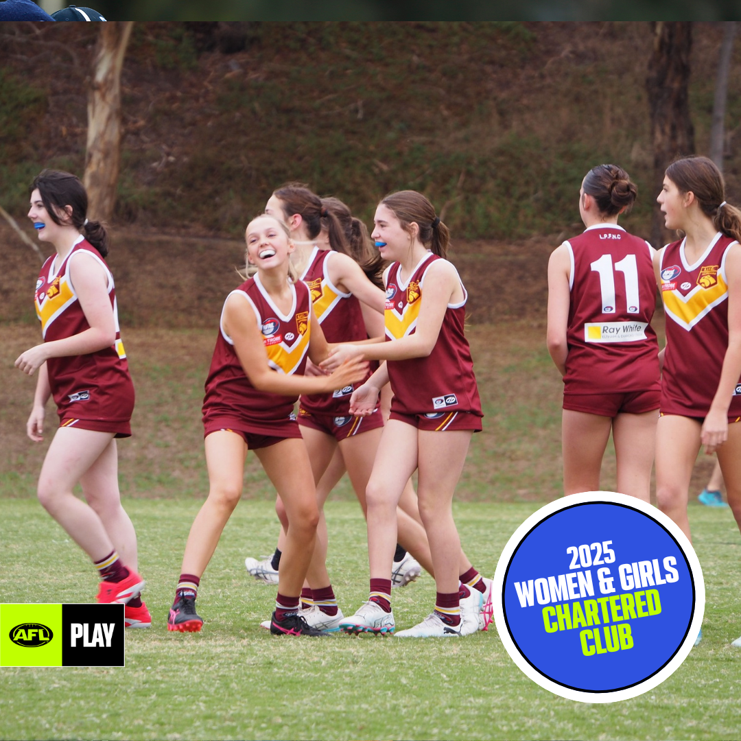 OFFICIAL AFL WOMEN &amp; GIRLS CHARTERED CLUB