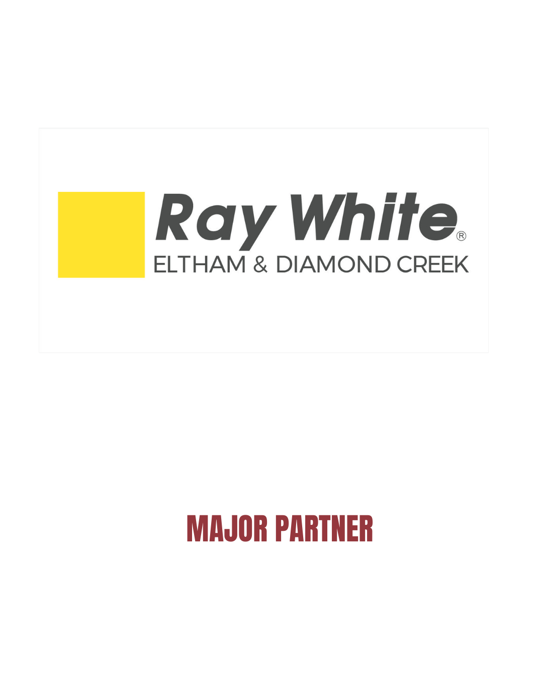 Ray White RJFC Major Partner
