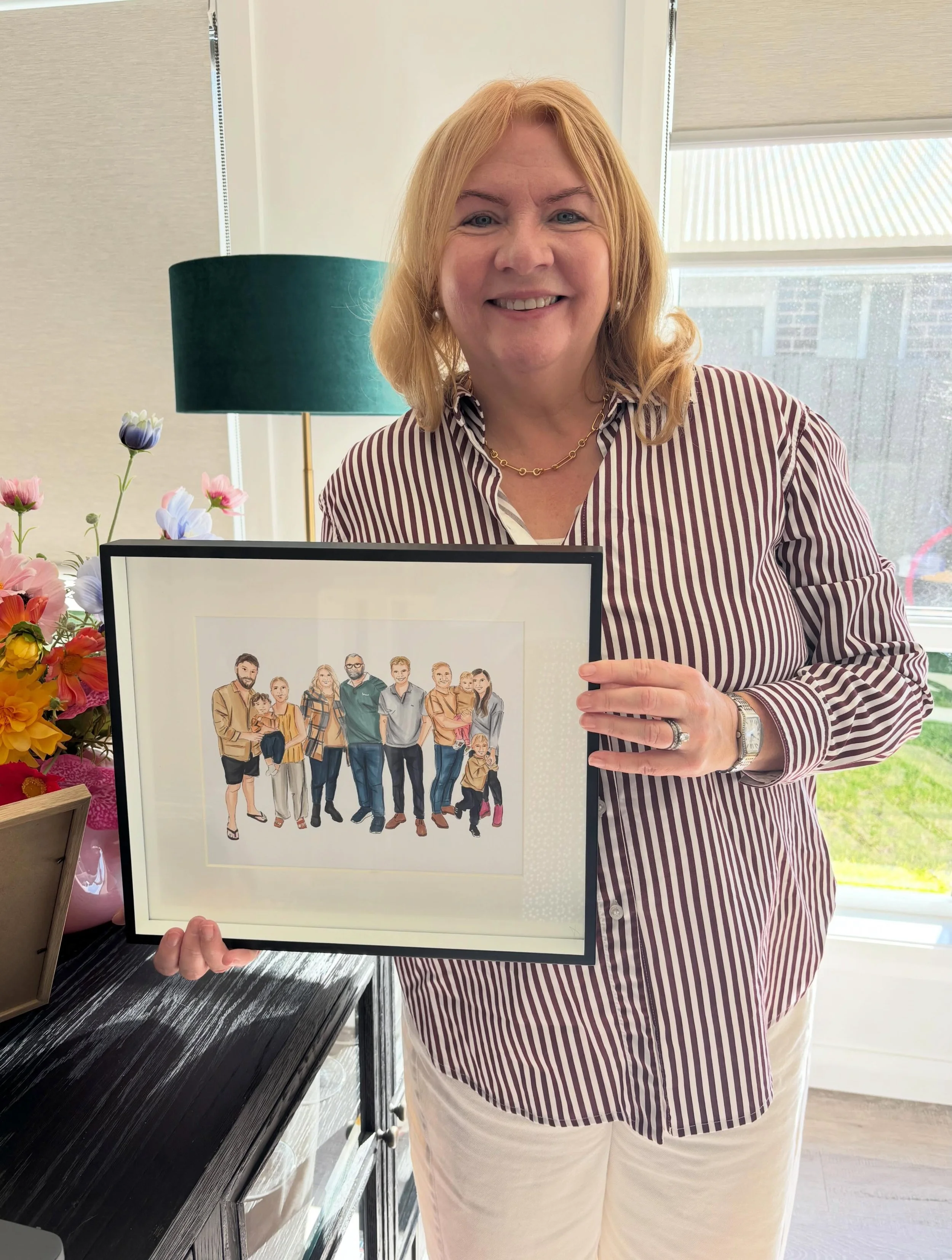 POV: You&rsquo;re trying to think of a meaningful Mother&rsquo;s Day gift&hellip; and realise there are no photos with the whole family in them 🥺

So I created one.

This artwork was illustrated using 4 separate photos and merged into one special fa