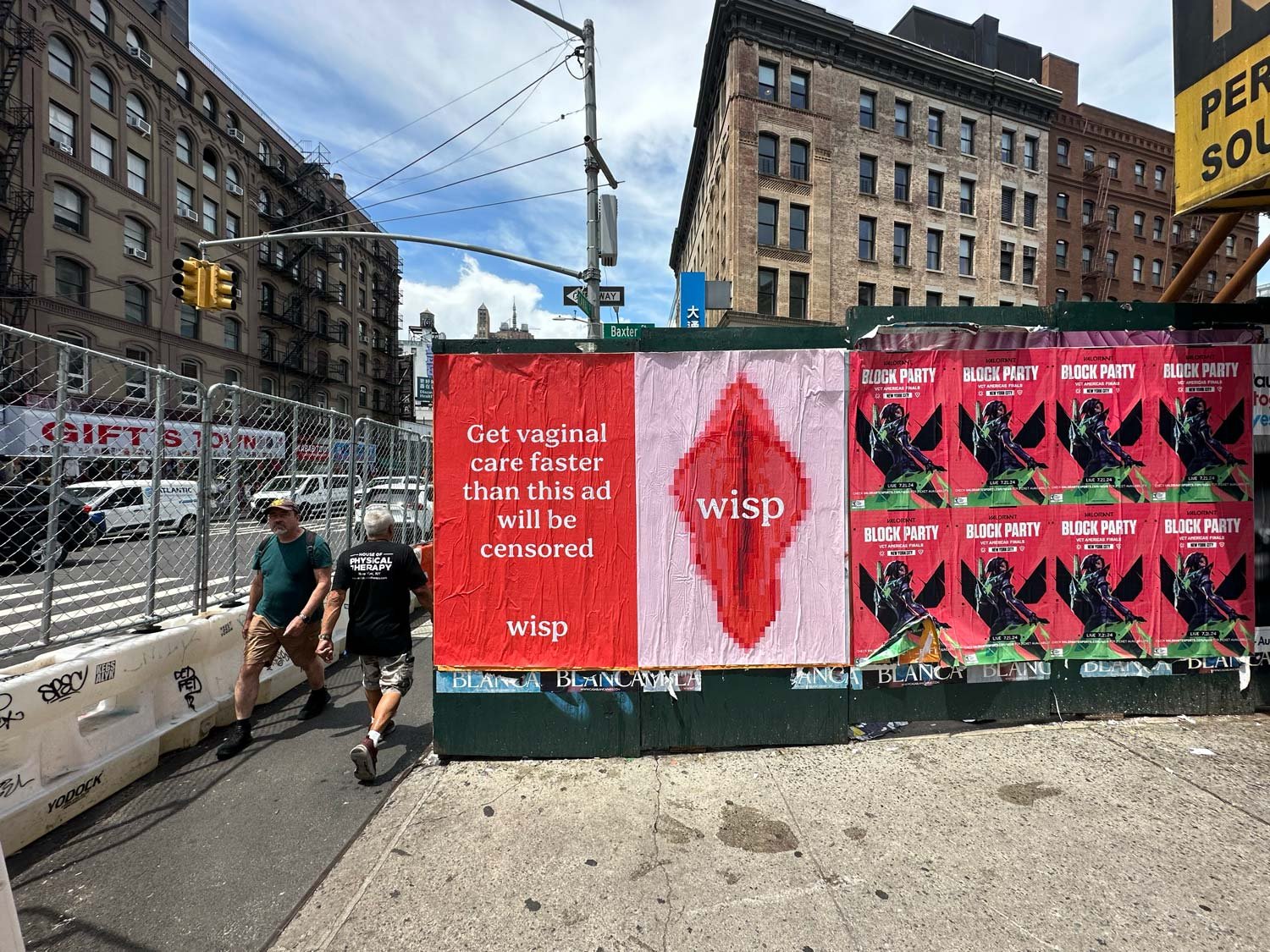 Wisp ad in the wild