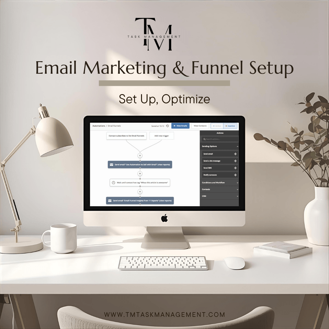 Virtual Assistant - Email Marketing & Funnel Setup