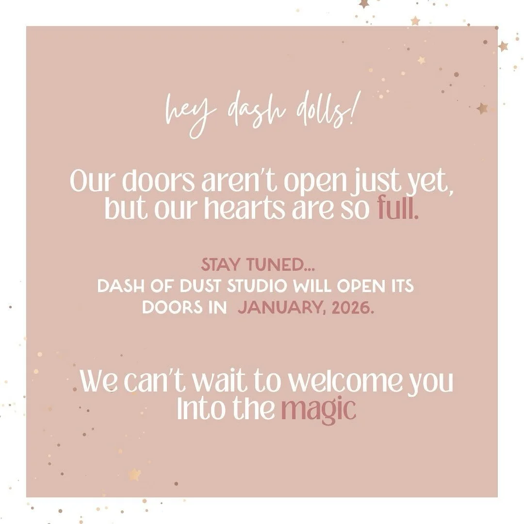 ✨Hey Dash Dolls! ✨

Our doors aren&rsquo;t open just yet, but our hearts are so full! 💖

 We&rsquo;re busy behind the scenes creating a magical space where creativity, connection, and a dash of wonder come to life. 🌙

To our amazing fans and loyal 