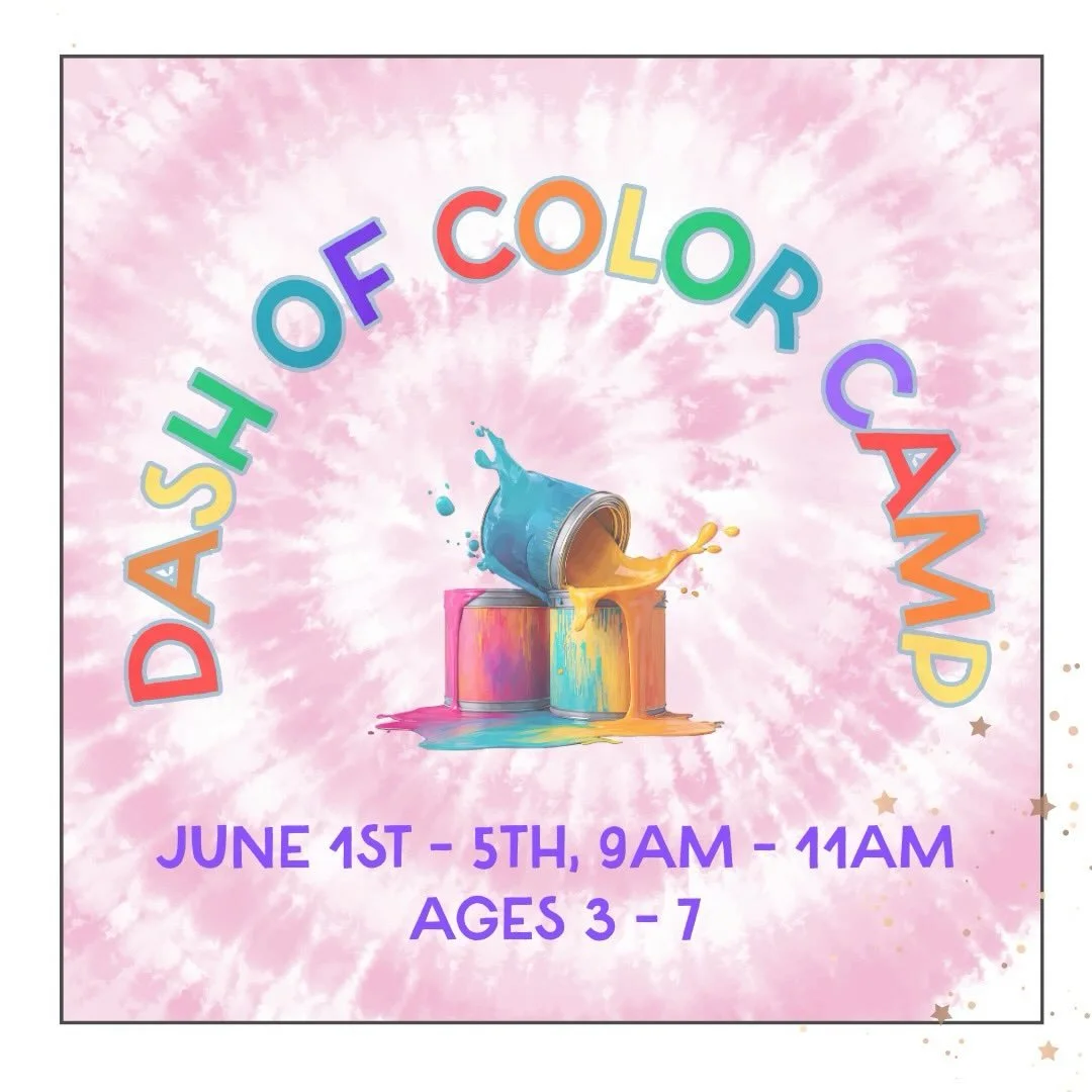 🎨✨ ONLY 4 SPOTS LEFT ✨🎨

Our Dash of Color Camp is almost SOLD OUT and trust us&hellip; this is one you do not want your little dreamer to miss 💫

🖌️ June 1st&ndash;5th
⏰ 10am&ndash;12pm
👧 Ages 3&ndash;7

This week is filled with color-filled cr