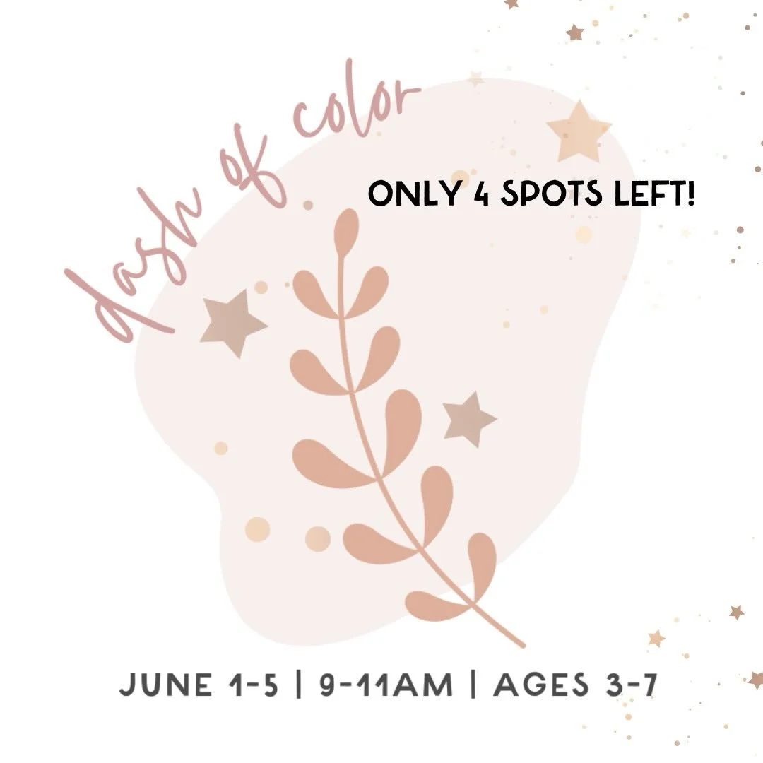 DASH OF COLOR SUMMER CAMP 🎨🌈✨

A vibrant week full of creativity, color, and messy, magical fun at Dash of Dust Studio 💫 From painting to hands-on art projects, campers will explore, create, and express themselves in the most colorful way!

📅 Jun