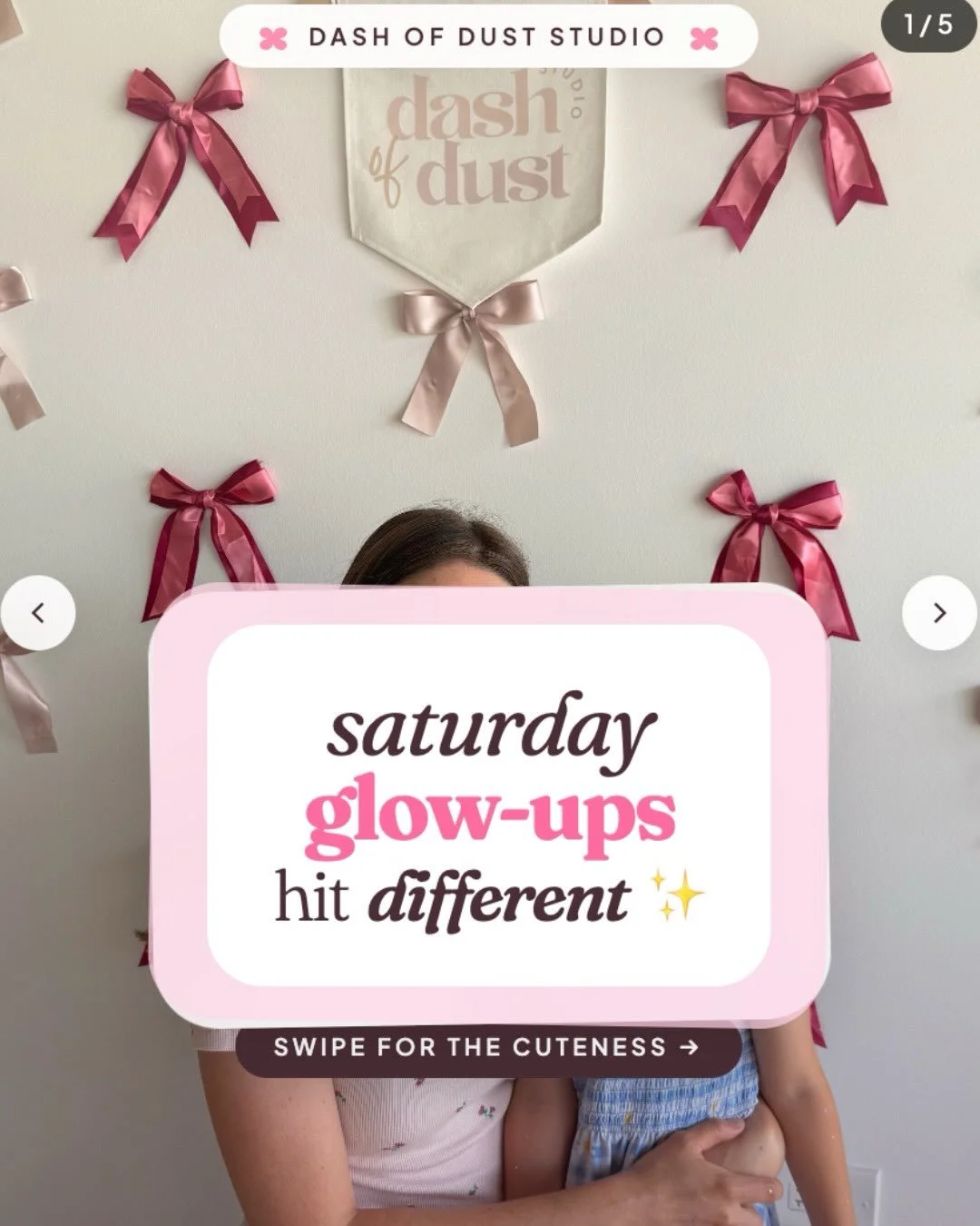 saturday glow-ups hit different ✨

little tiaras, big smiles, and the sweetest glow-up appointments 💖🎀

thank you to all our mini muses who choose to spend their Saturday with us at dash of dust studio- your giggles make our whole week!

glow time 