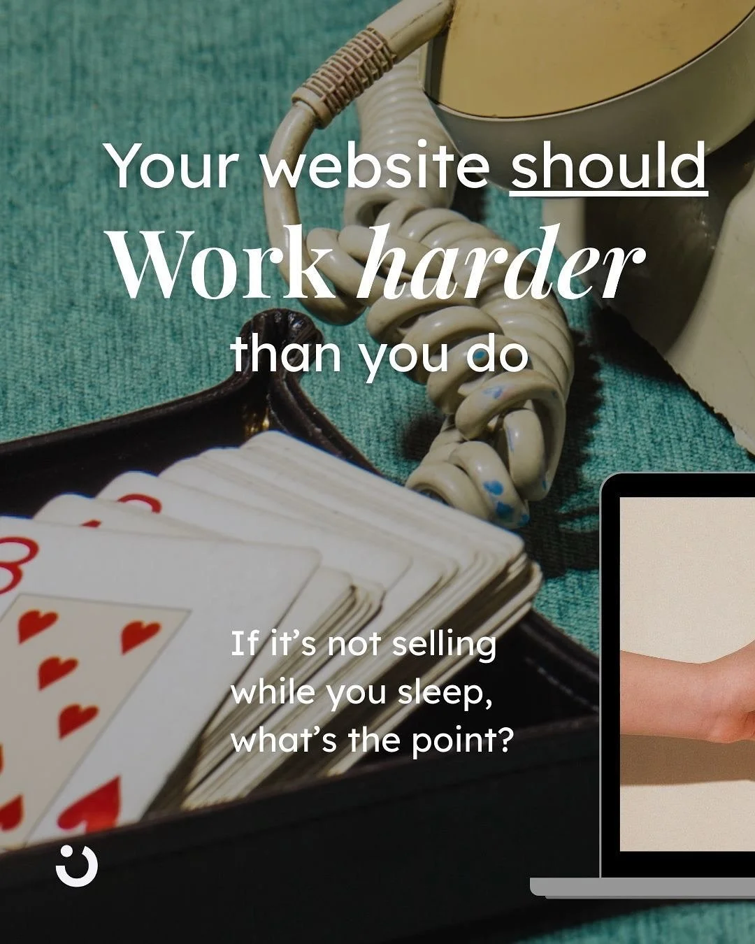 💻 Your website should work harder than you do.
If it&rsquo;s not building trust, generating leads, and selling while you sleep&hellip; it&rsquo;s not doing its job.

The truth is 👉 a pretty website isn&rsquo;t enough. You&rsquo;ve got under 8 secon