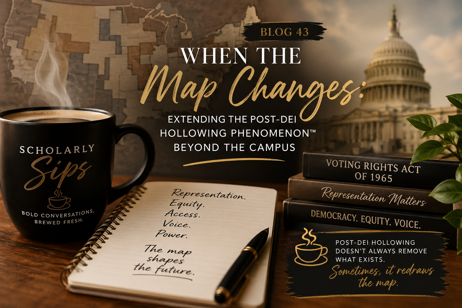 Blog 43/ When the Map Changes: Extending the Post-DEI Hollowing Phenomenon™ Beyond the Campus