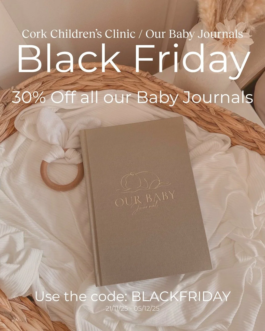 Tick someone off your Christmas shopping list and get 30% off all our Baby Journals for Black Friday!

#blackfriday #babyjournal #christmasgiftideas #newmum