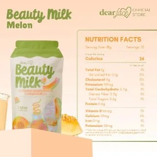 Dear Face Beauty Milk Melon Collagen Drink — Beaute Bizz Canada