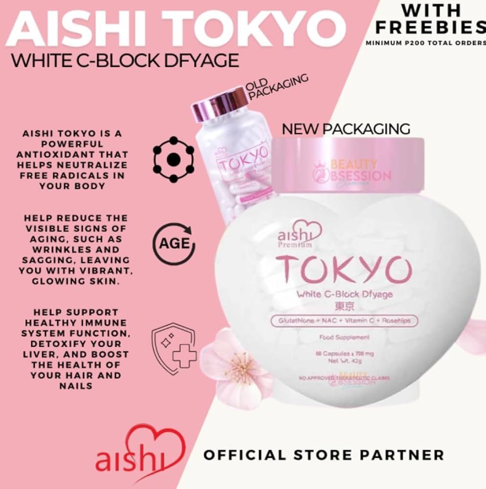 aishi tokyo glutathione ingredients Premium White C-Block Dfyage 60 Capsules — Beaute Bizz Canada Best Peptide Stack Looksmax.org Packs:60 Days Pack W-Shop