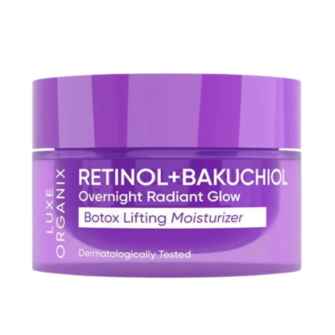 LUXE ORGANIX Retinol + Bakuchiol Overnight Radiant Glow Lifting
