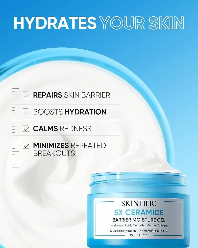 Skintific 5X Ceramide Barrier Moisture Gel 30g - Moisturizer Cream