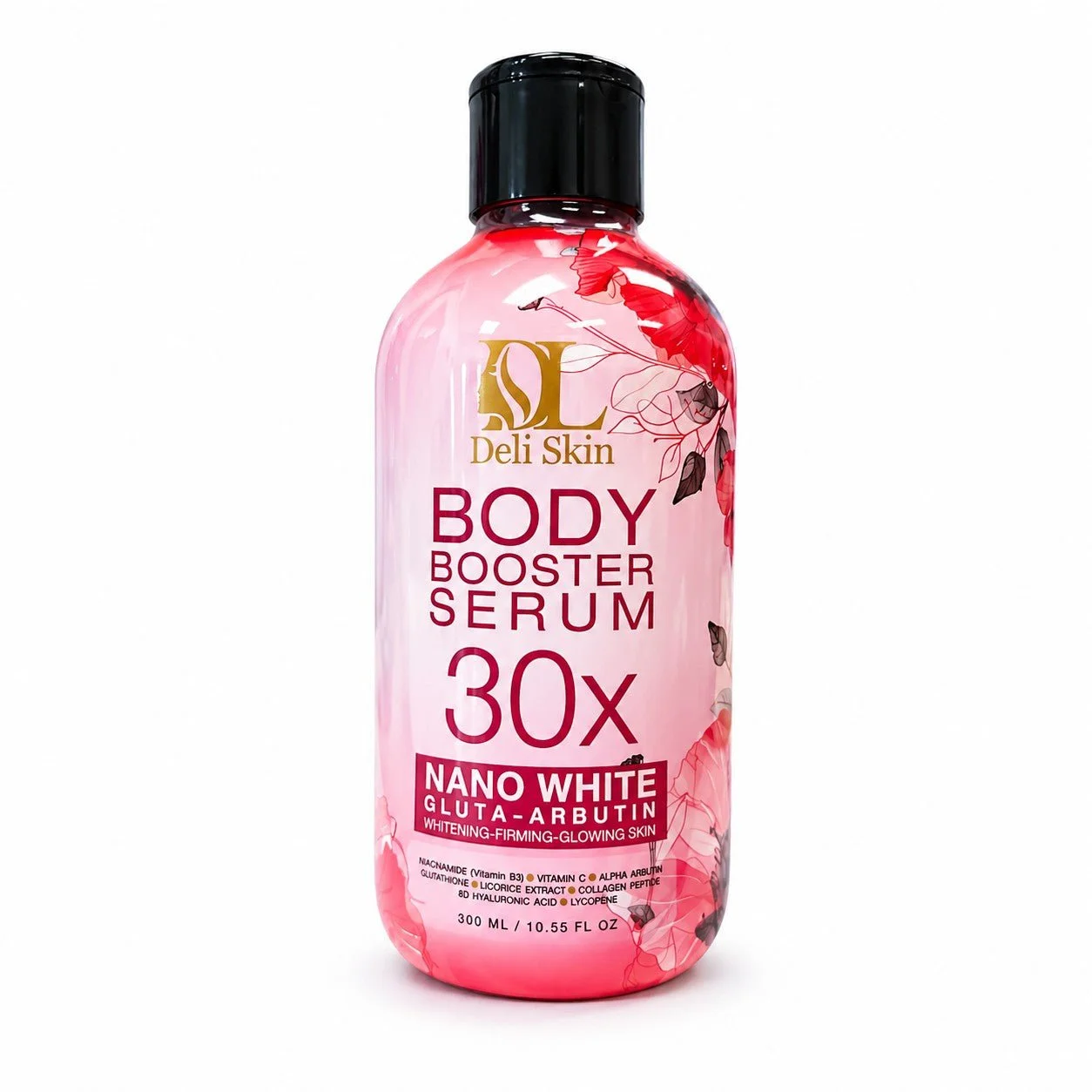 Deli Skin Body Booster Serum 30x Nano White Gluta Arbutin 300ml