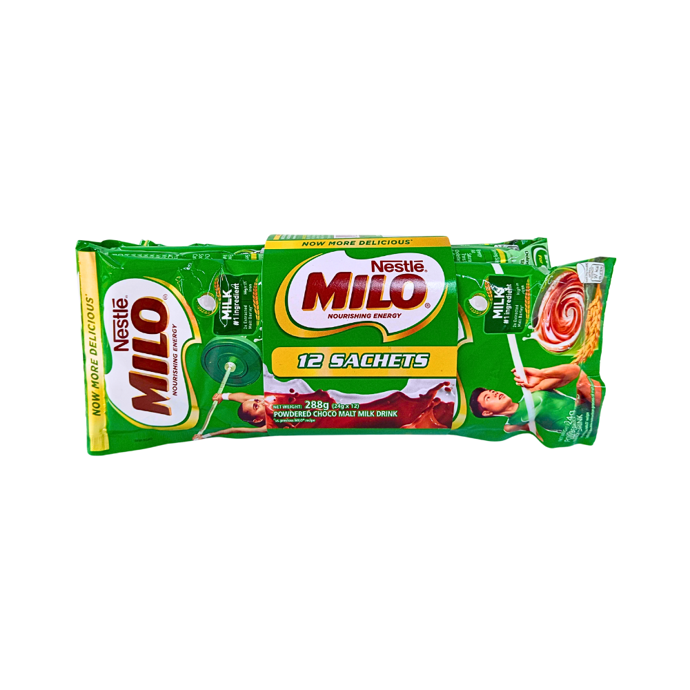 MILO Chocolate Powdered Milk Drink 24grams x 12sachets