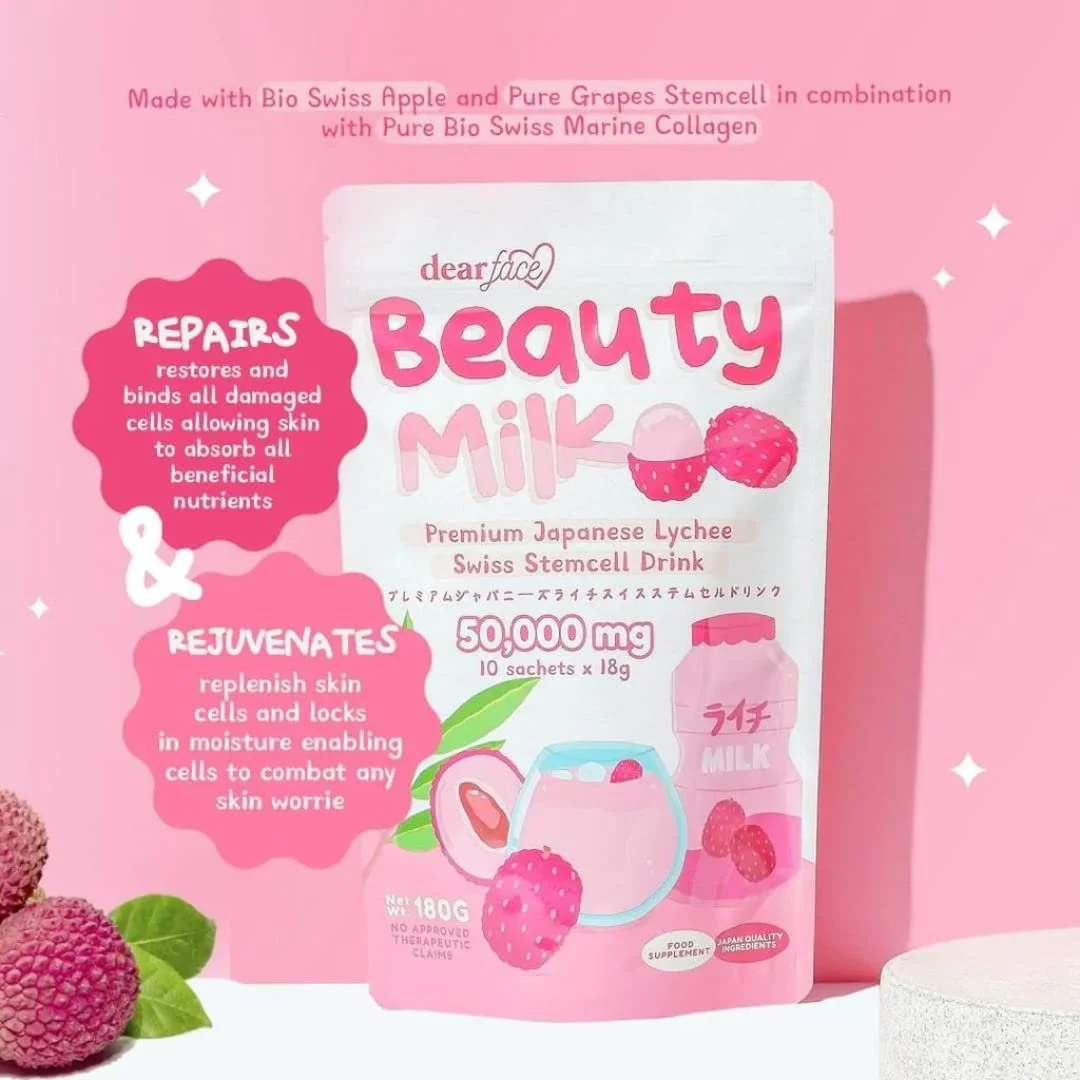 Dear Face Beauty Milk Lychee Stemcell Drink — Beaute Bizz Canada