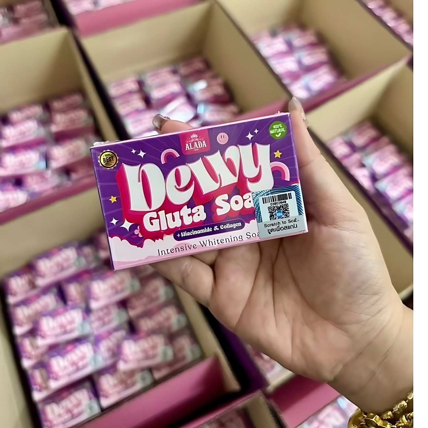 Alada Dewy Gluta Soap Niacinamide & Collagen 70g Soap — Beaute