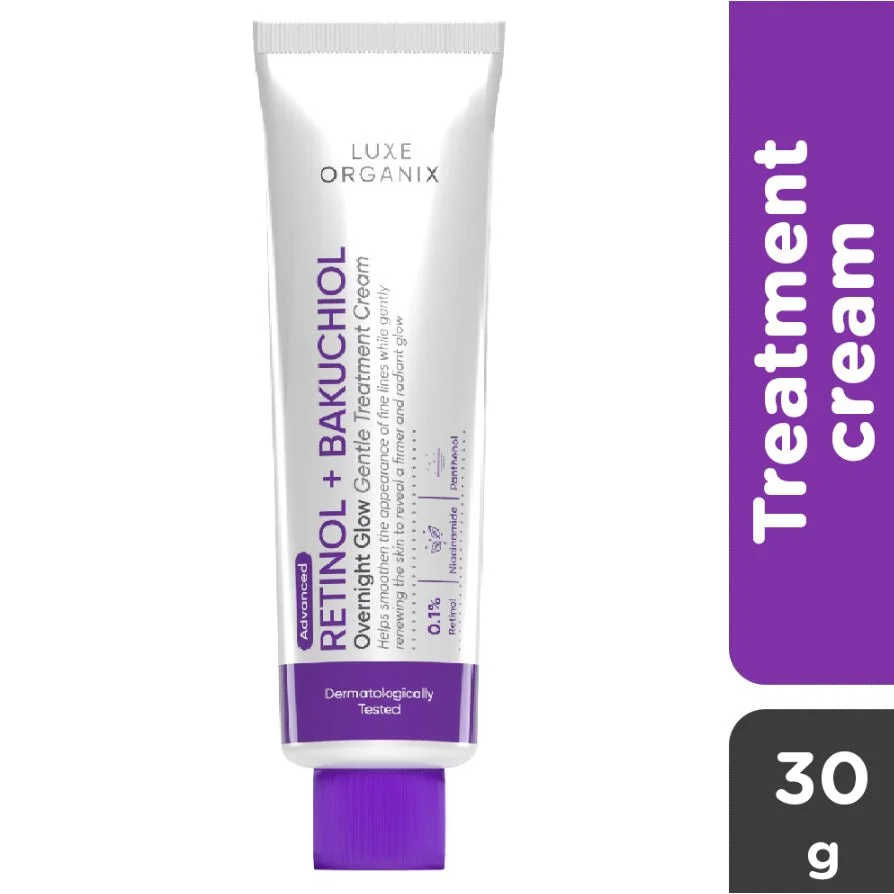 Luxe Organix Retinol + Bakuchiol Overnight Glow Gentle