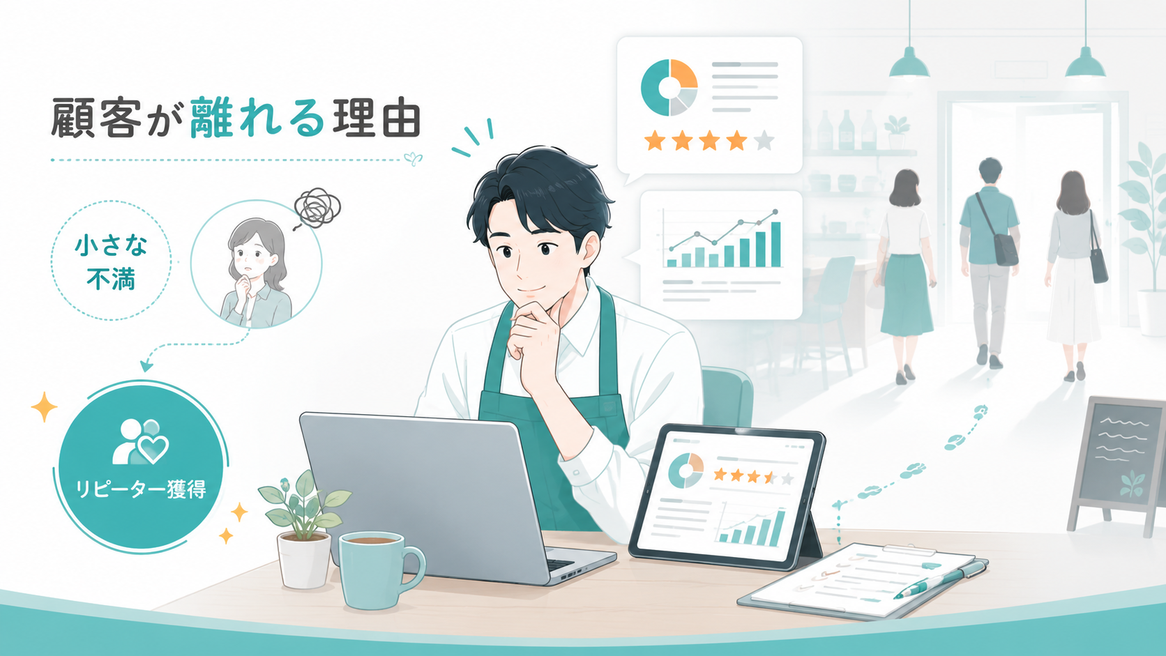 どういう時に顧客は離れる？リピーター獲得のために知っておきたい「不満足」の正体
