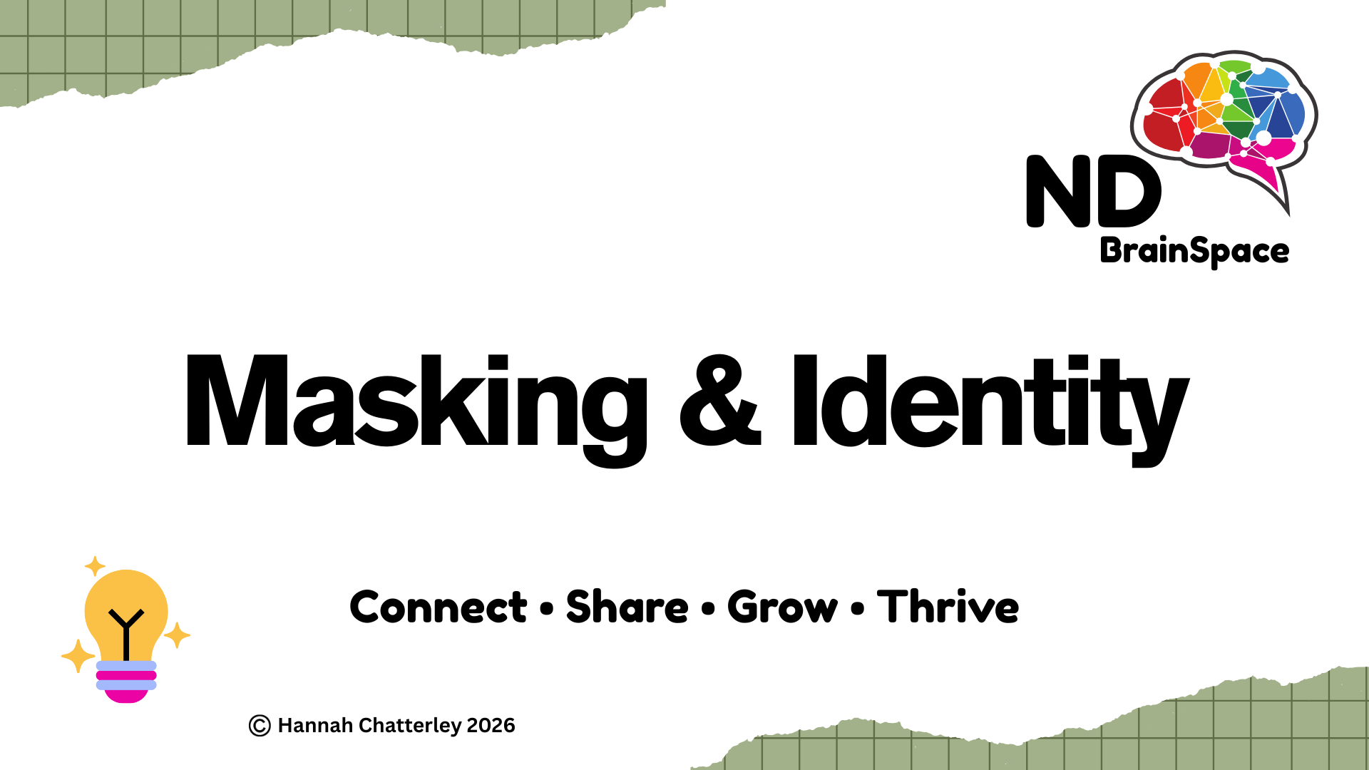 Identity &amp; Masking: “Who Am I Anyway?”