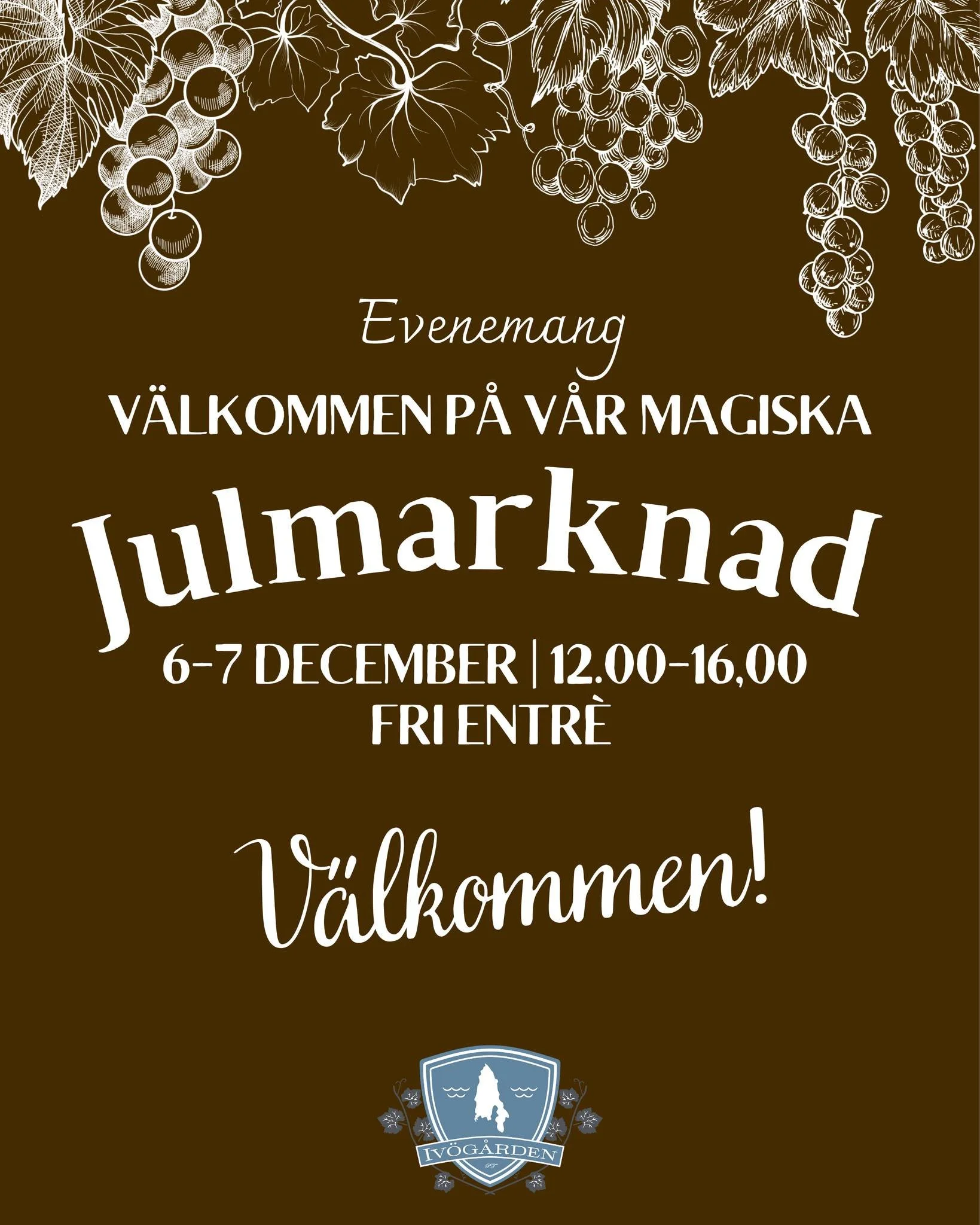 Iv&ouml;g&aring;rden kliver rakt in i decembers f&ouml;rtrollning i helgen. Eldarna brinner, gl&ouml;ggen doftar och marknadsst&aring;nden fylls av h&auml;nder som skapat n&aring;got p&aring; riktigt. H&auml;r finns hantverk, smaker, v&auml;rme och m