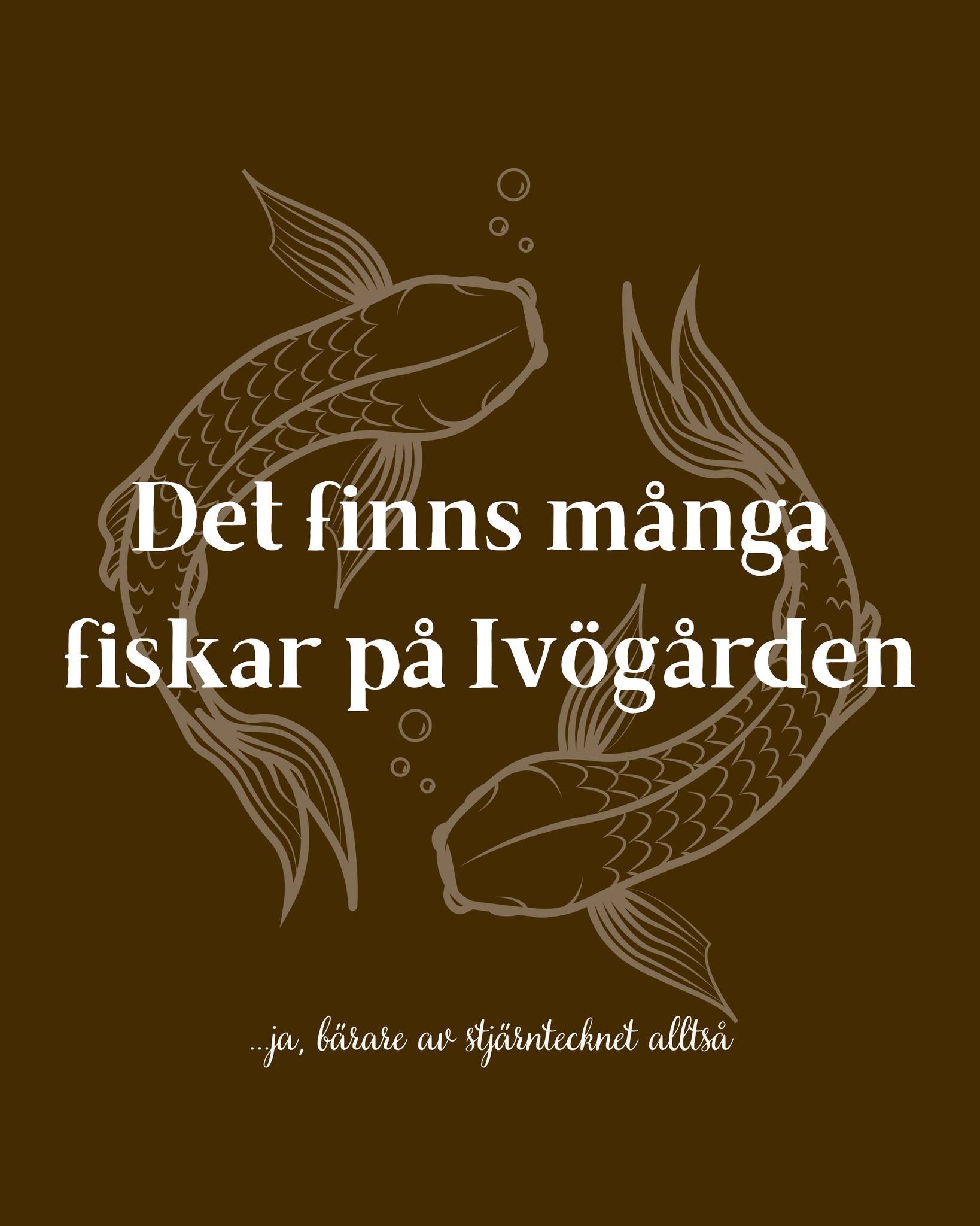 Imorgon firar vi ytterligare tv&aring; av v&aring;ra egna &ndash; Ida och Thilde fyller n&auml;mligen &aring;r! Och kanske &auml;r det inte en slump att s&aring; m&aring;nga av oss h&auml;r p&aring; g&aring;rden &auml;r f&ouml;dda i fiskarnas stj&aum