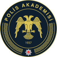 Seal of the Polis Akademisi with a golden double-headed eagle, the year 1937, and a decorative border. An intern at the ICT4COP Center researching community-based policing and human security solutions.
