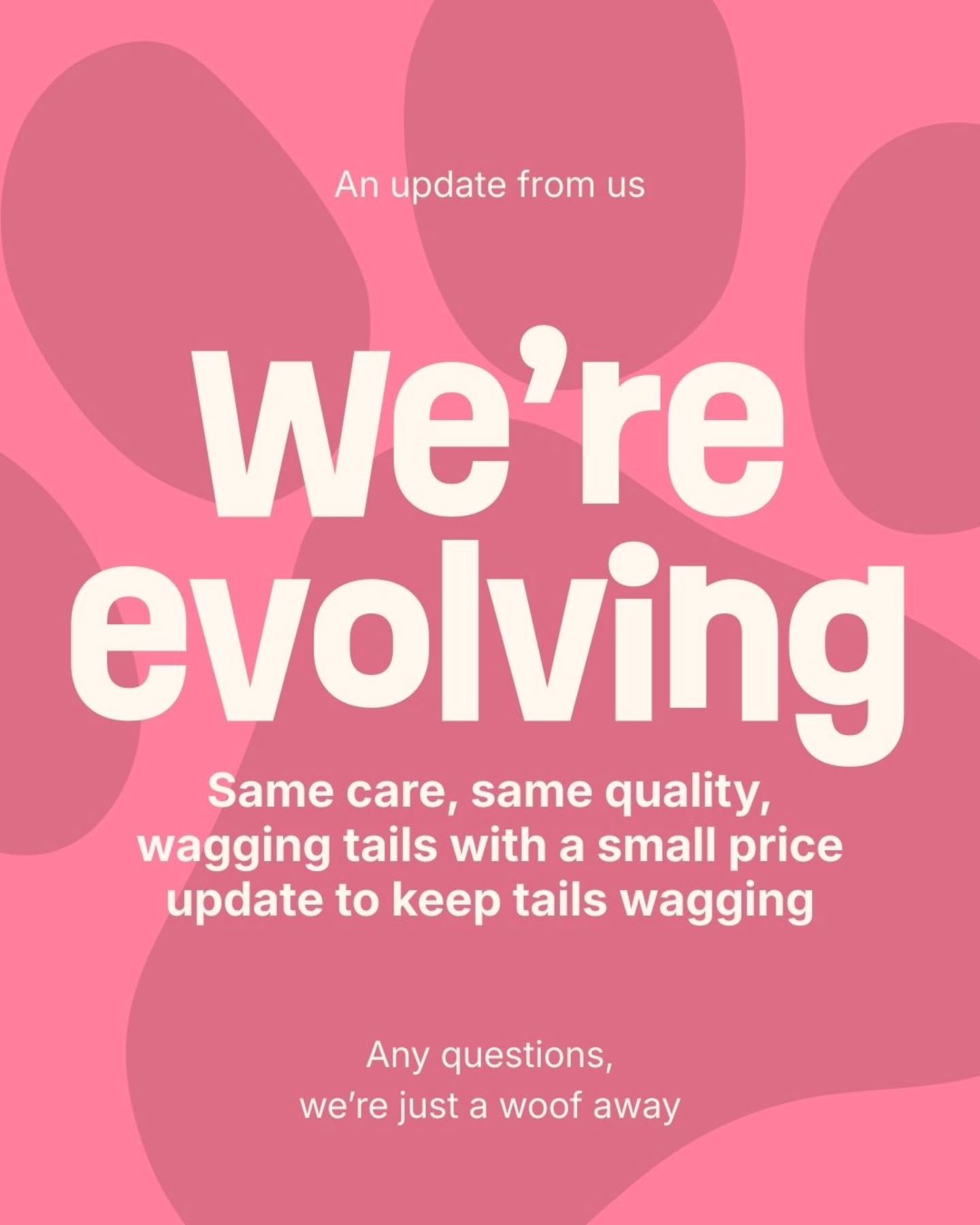 A little update from us at Venture Tails 🐾

Firstly, thank you 🧡
For the trust, the support, and for letting me be part of your pup&rsquo;s routine. It truly means everything.

To keep every groom up to our Fluff and Buff standard and those tails w