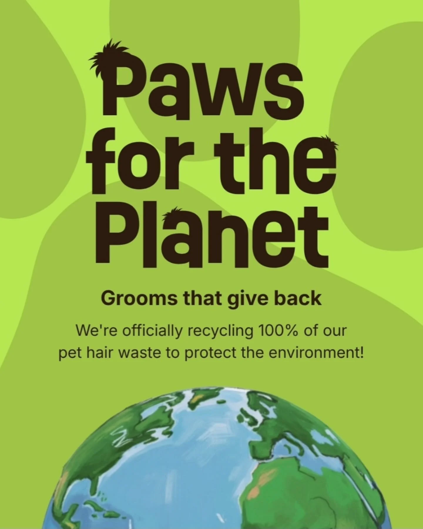 Something exciting is happening behind the scenes! We are moving towards a more eco-friendly fur disposal routine to make sure none of our salon's pet hair goes to landfill! 🐾🌱

Did you know that your dog's leftover fluff is actually packed with am