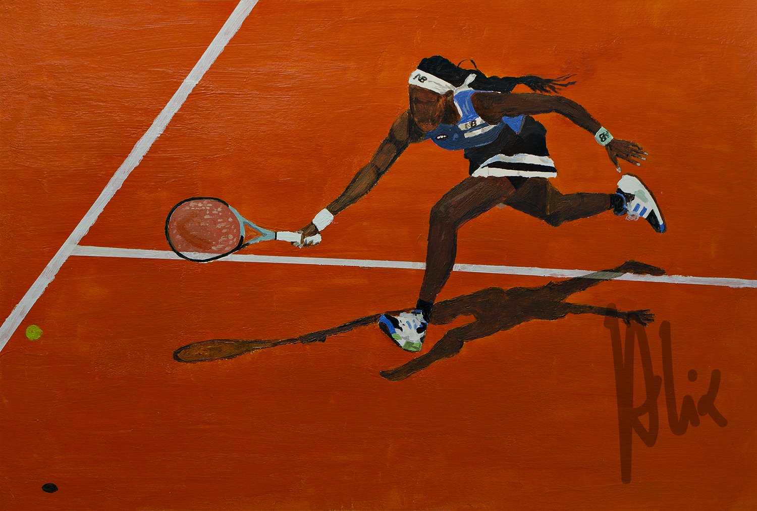 Coco Gauff in Roland Garros