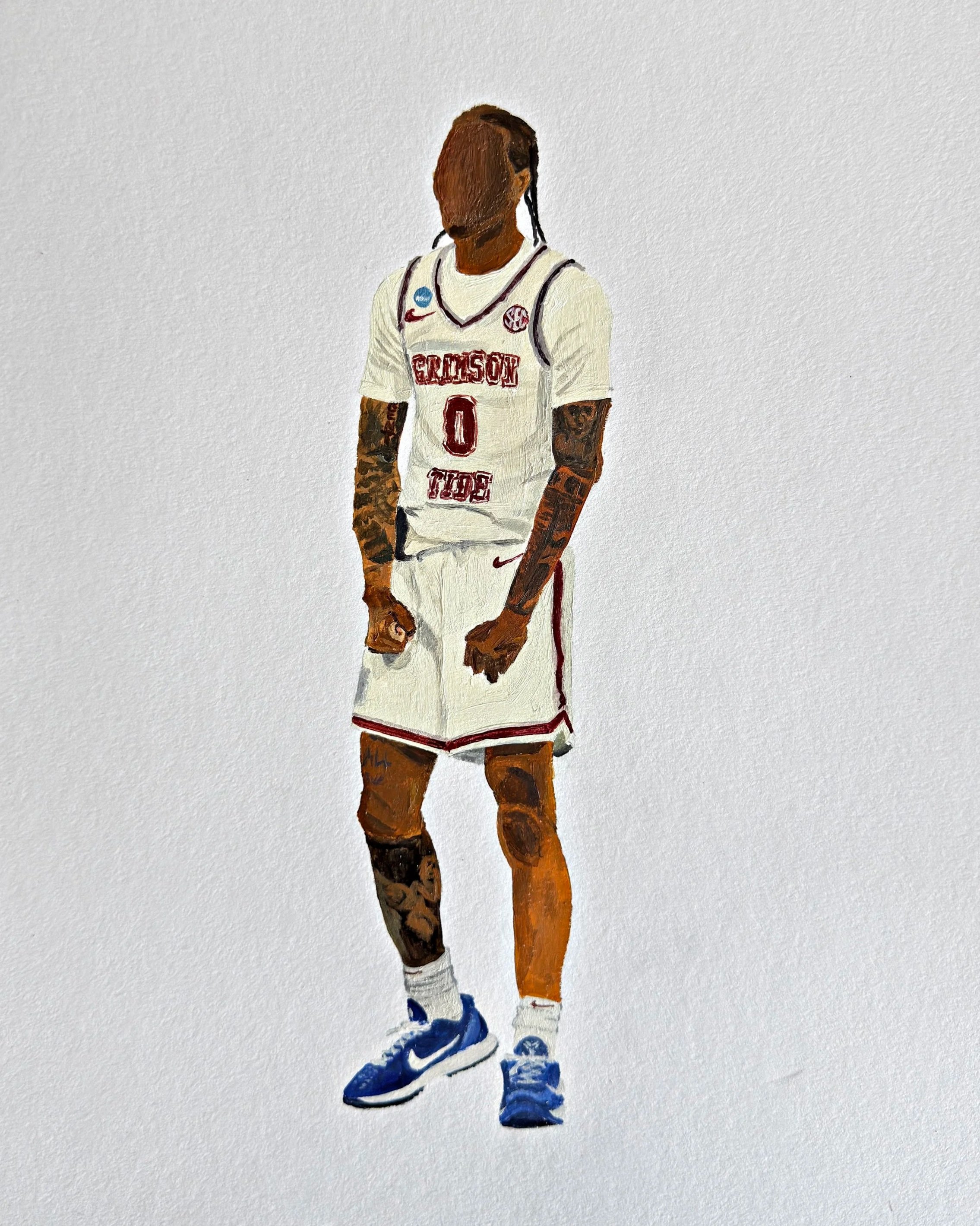 Labaron Philon - Alabama bb - Acrylic on paper