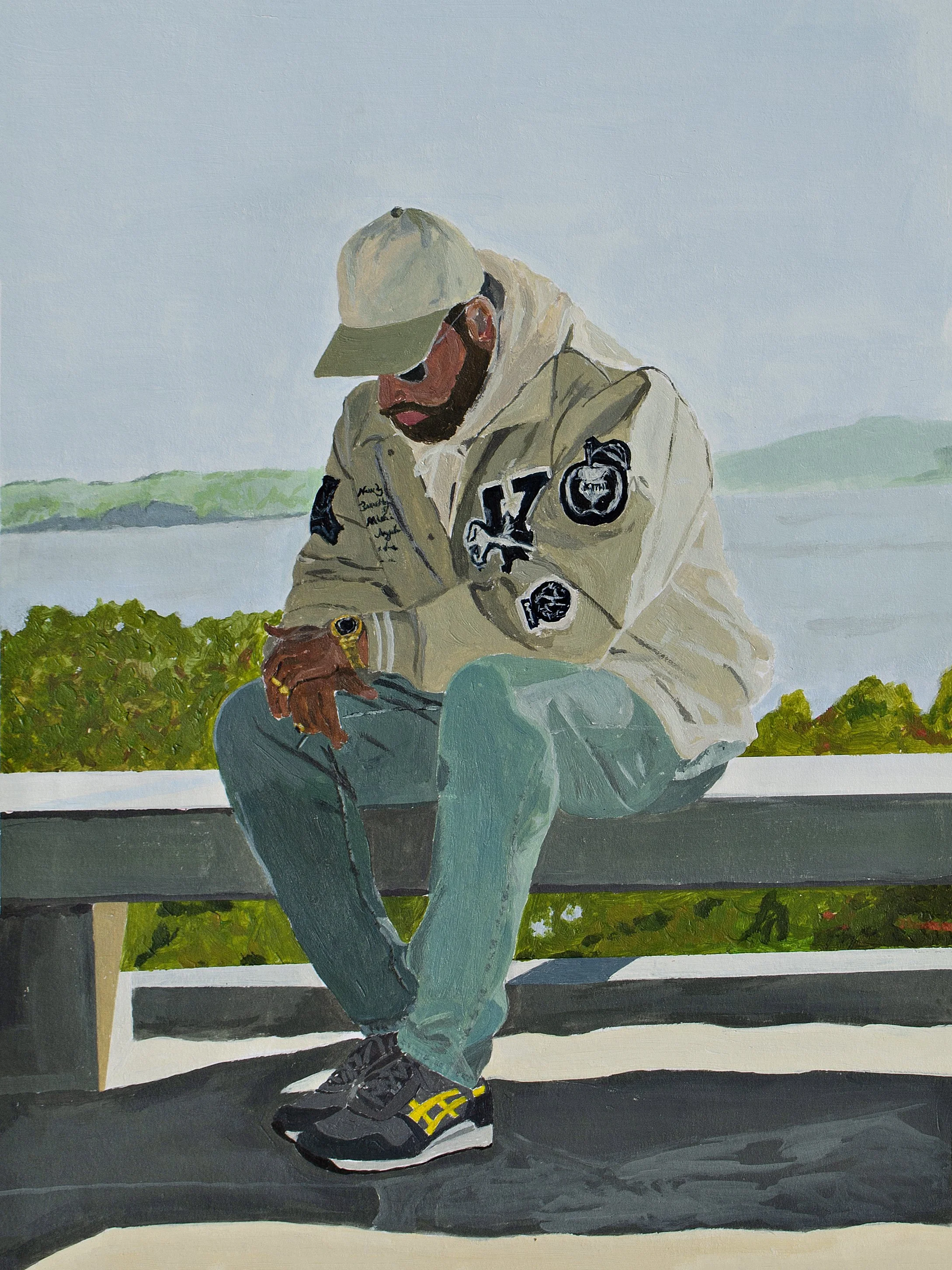 Ronnie Fieg - Acrylic on paper